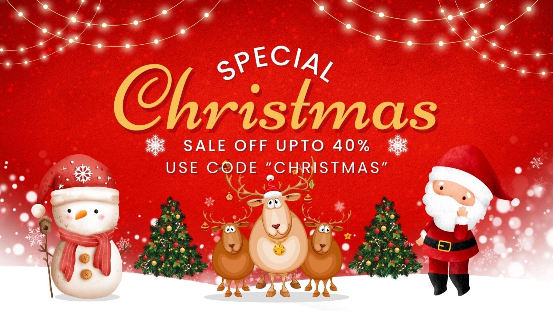 Red Modern Christmas Live Streaming YouTube Thumbnail Red Modern Christmas Live Streaming YouTube Thumbnail